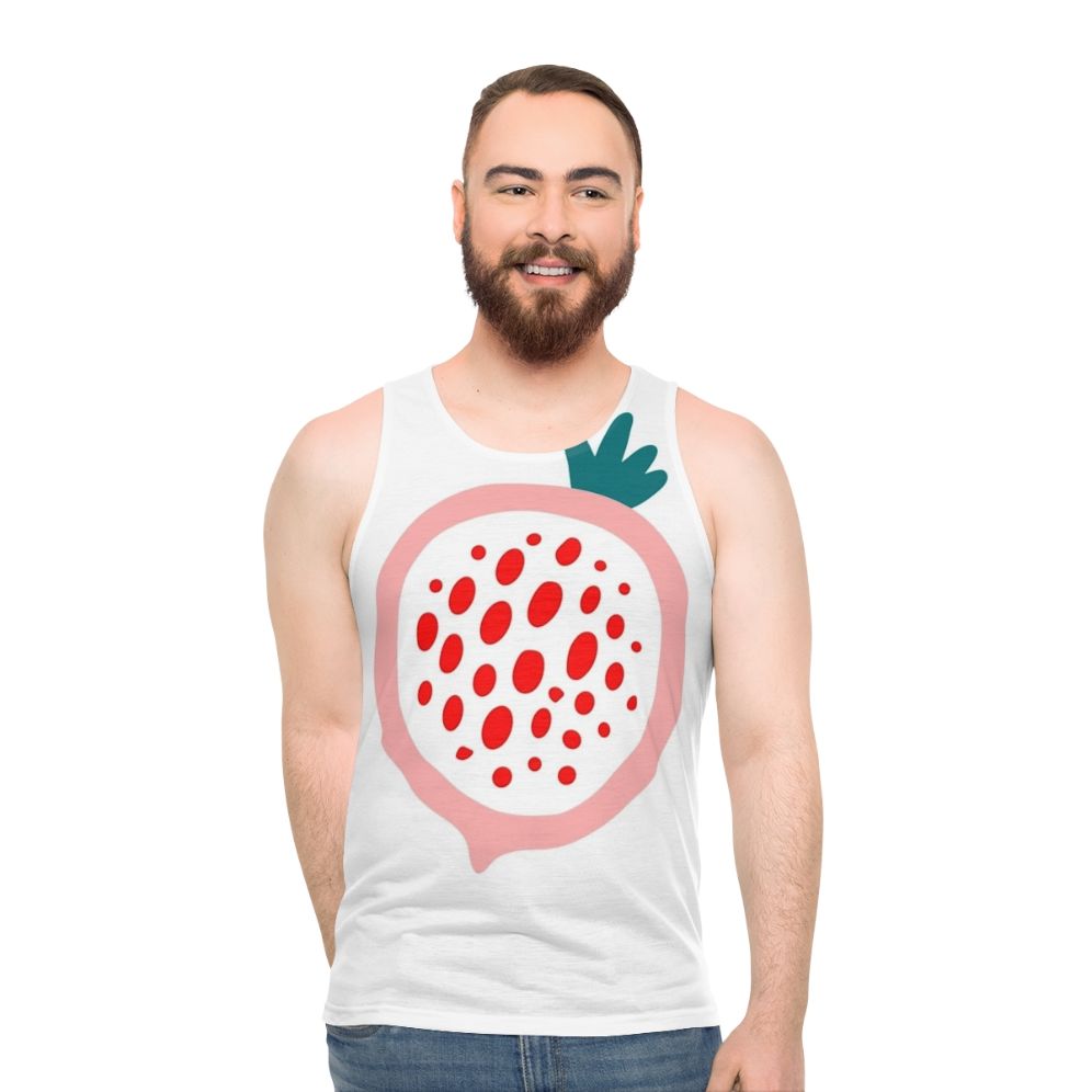 Colorful fruits graphic unisex tank top - men