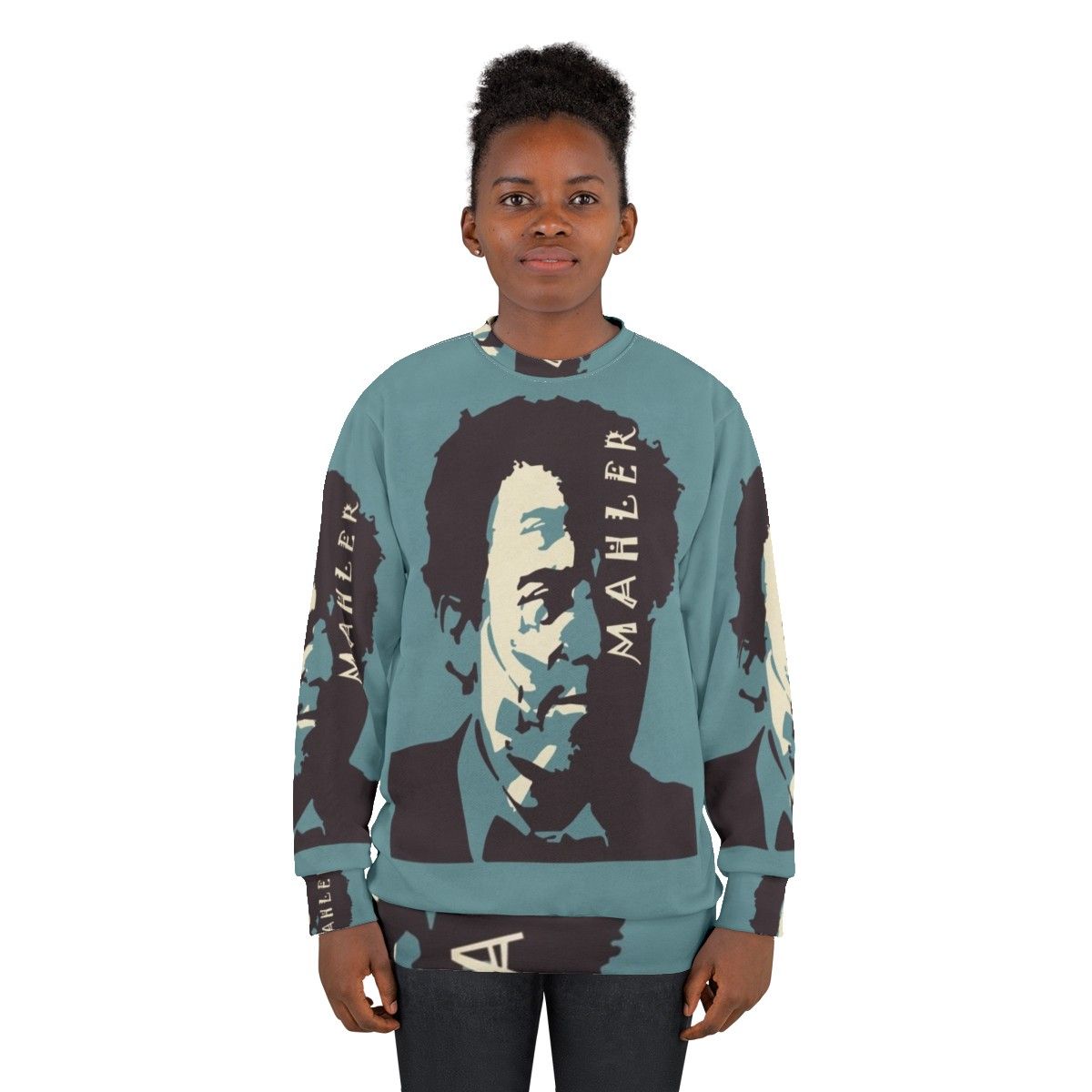 Mahler Blue Vintage Sweatshirt - women