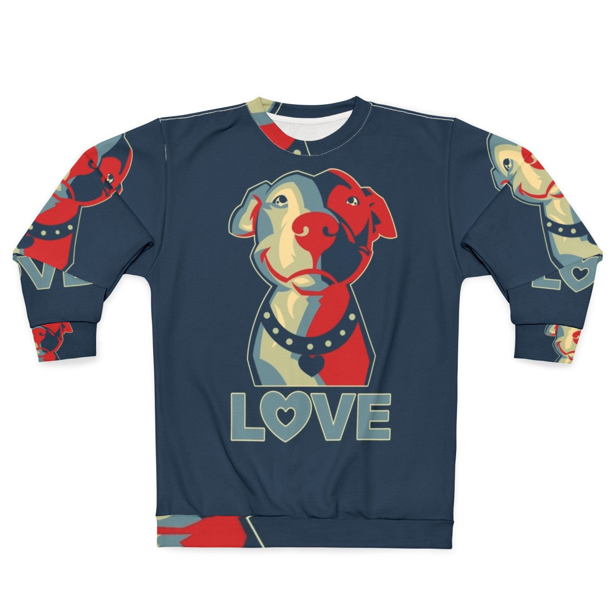 Pitbull Love Sweatshirt for Dog Lovers