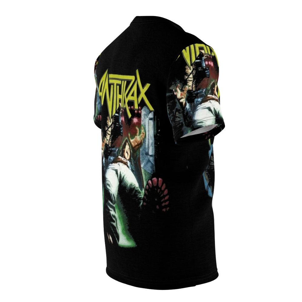 Anthrax Inspired Fan T-shirt featuring the iconic band logo and album artwork - men right