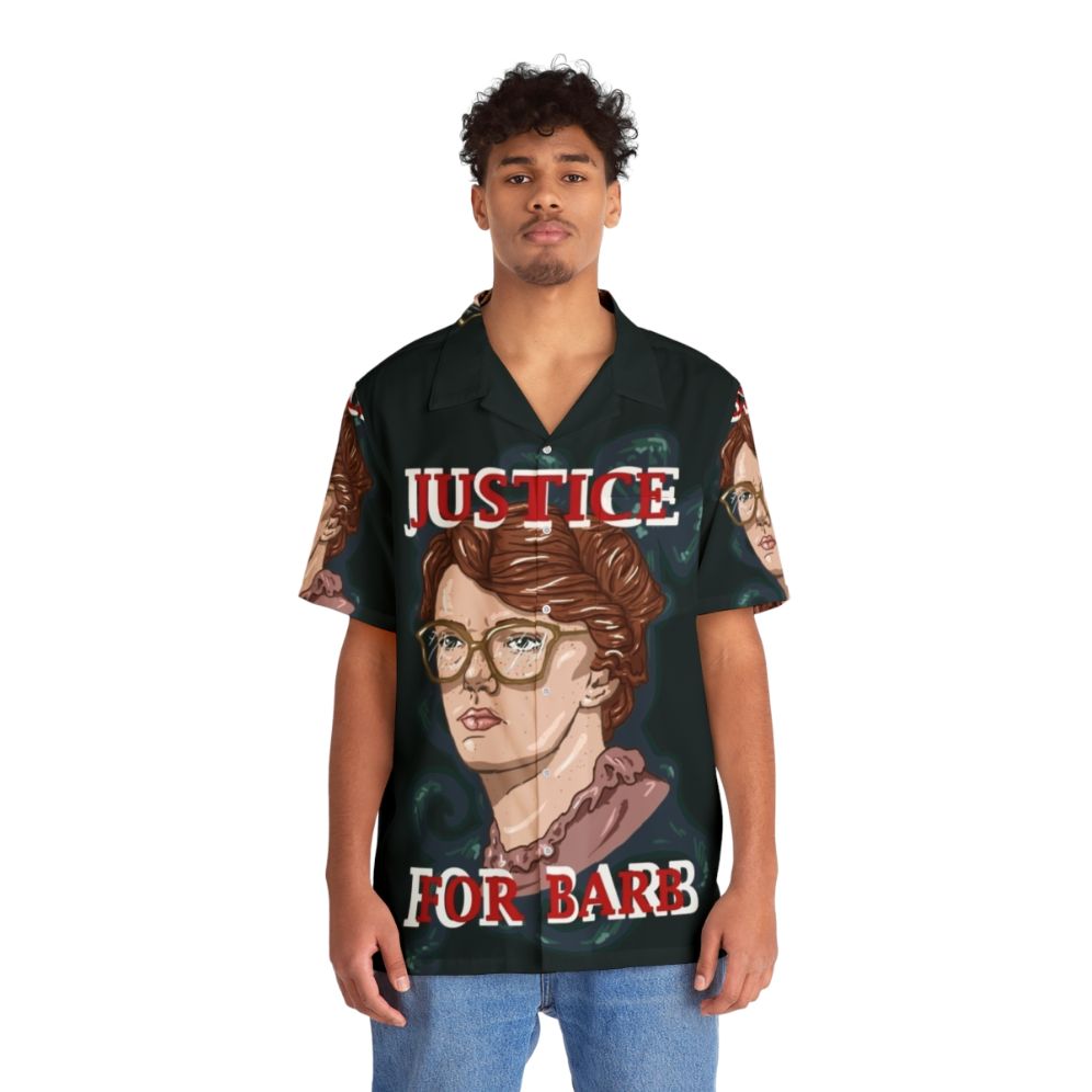 Barb Hawaiian Shirt - Justice For Barb Stranger Things Netflix Merchandise - People Front