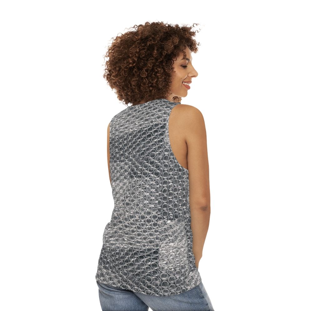 Bubble Wrap Unisex Tank Top - women back