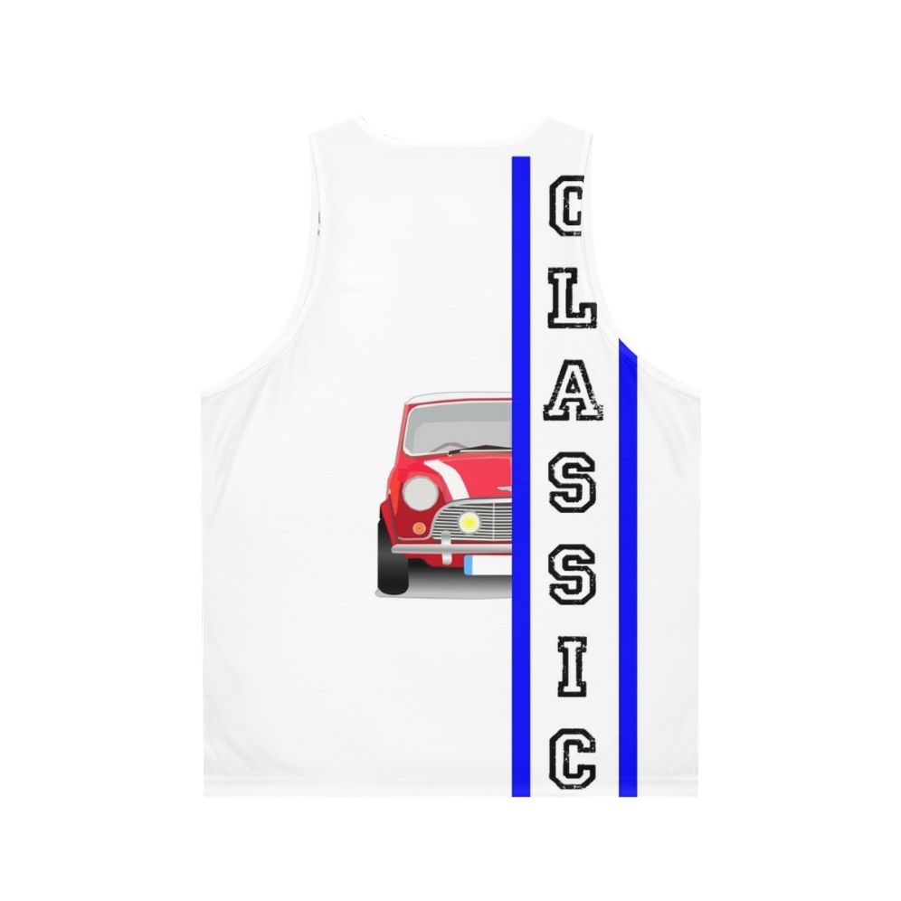 Classic Mini Cooper unisex tank top - Back