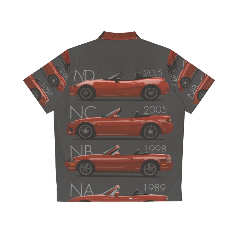 Mazda MX-5 Evolution Hawaiian Shirt - Back