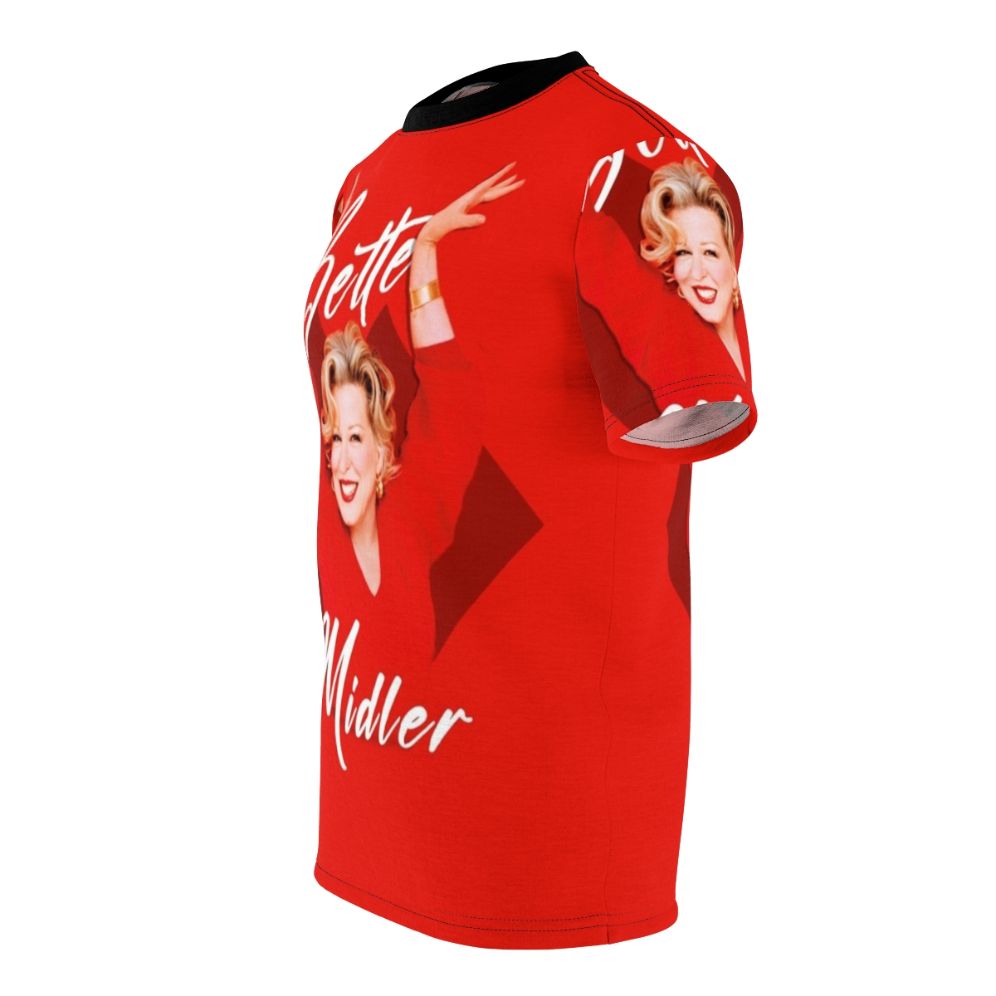 Bette Midler inspired AOP T-shirt featuring the iconic singer and actress - men left