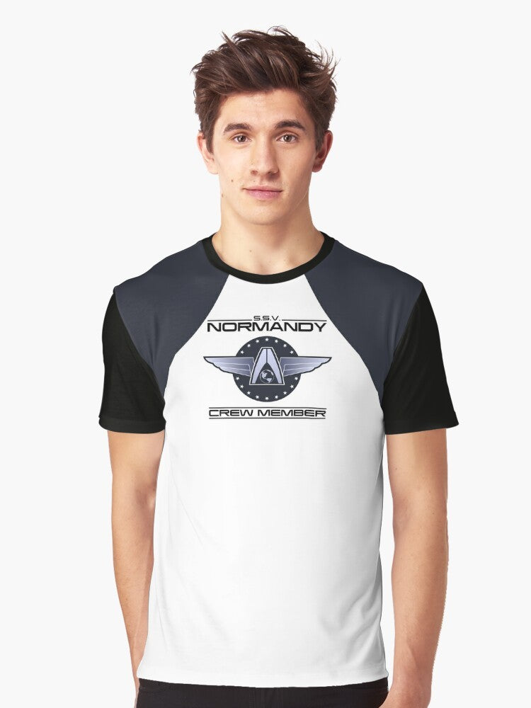 Mass Effect SSV Normandy Crew Member Graphic T-Shirt - Men