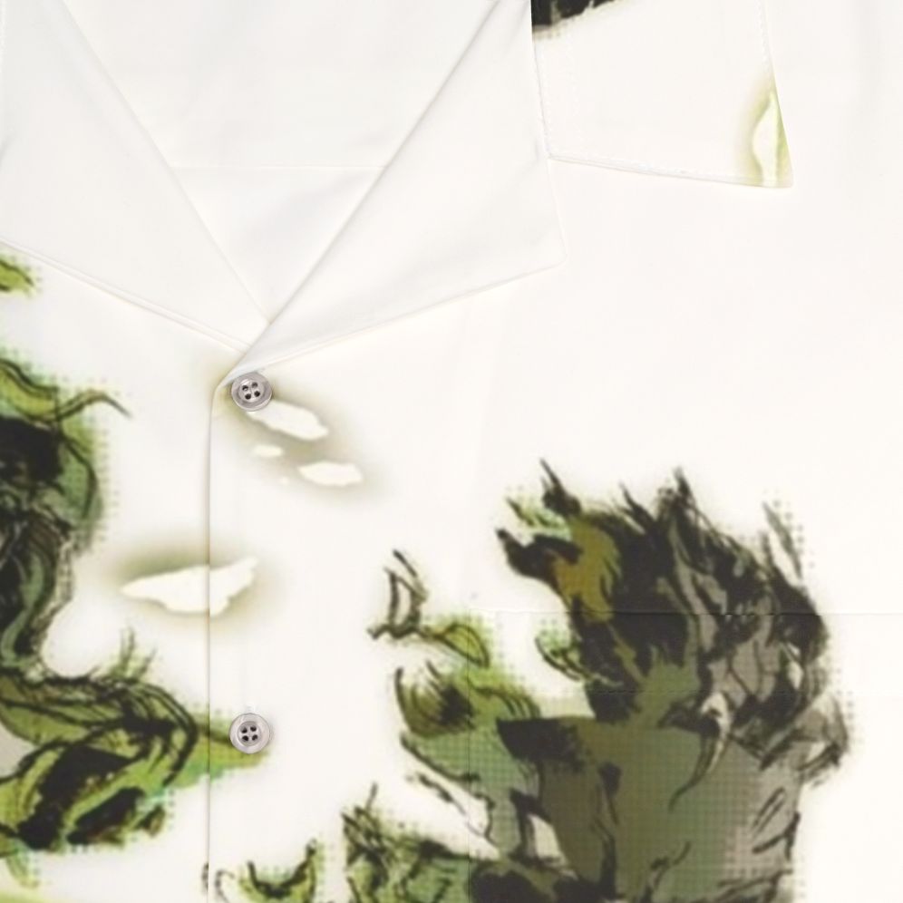 Metal Gear Solid 3 The Boss Snake Eater Hawaiian Shirt - Detail