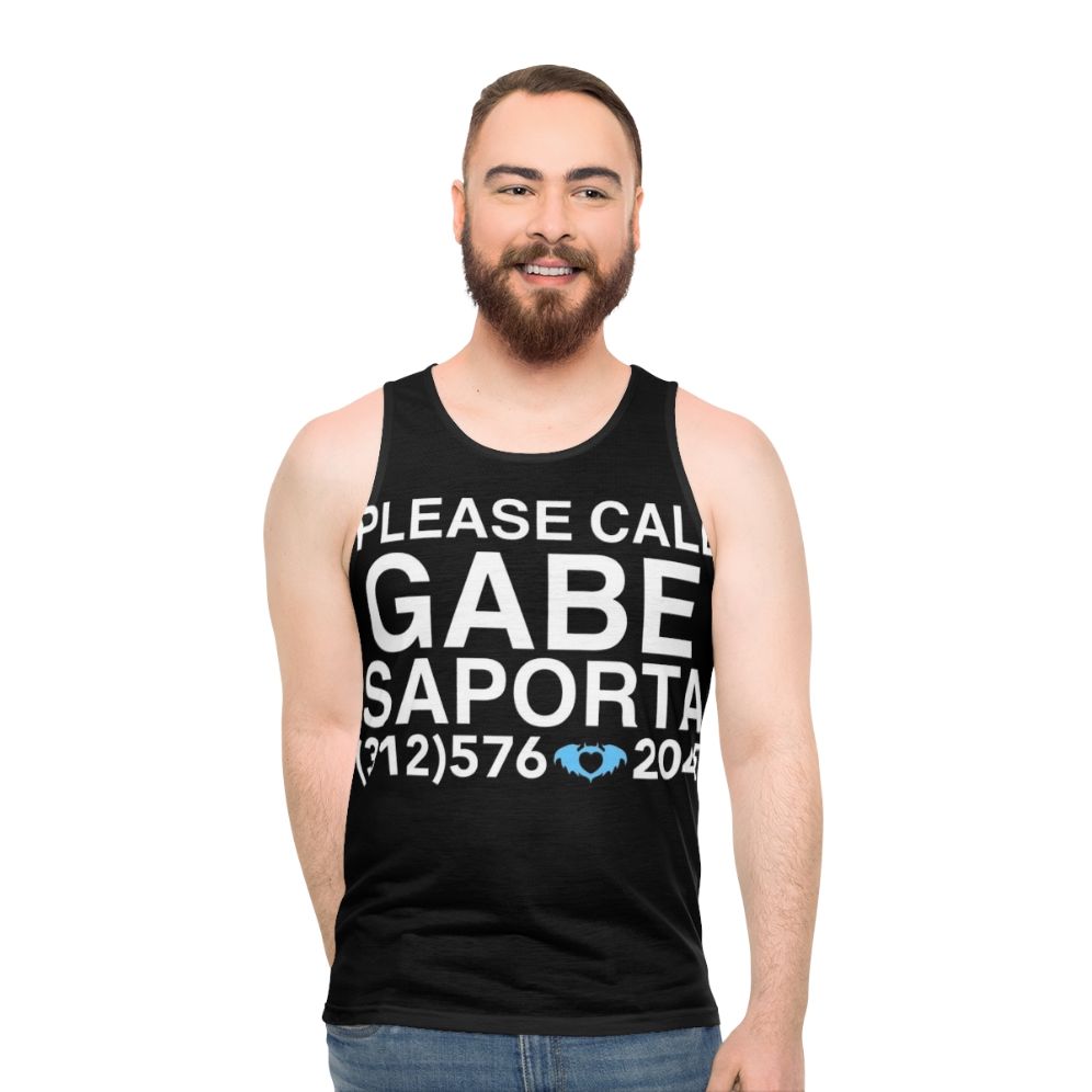 Gabe Saporta Unisex Tank Top - men