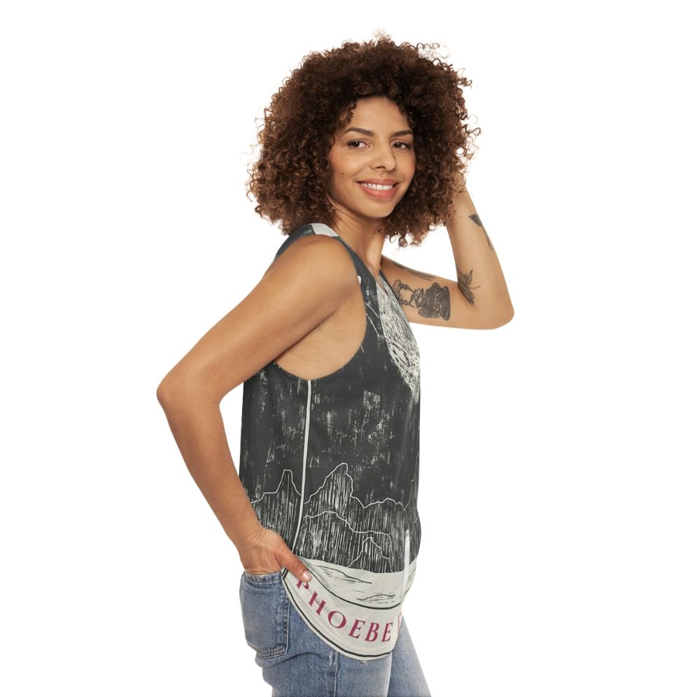 Phoebe Bridgers Planets Unisex Tank Top - women side