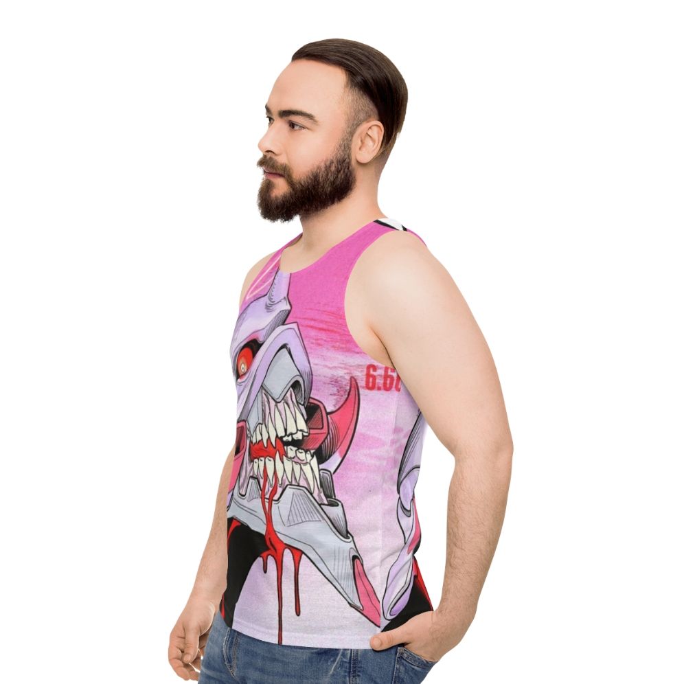 Evangelion Unit 01 Unisex Tank Top - men side