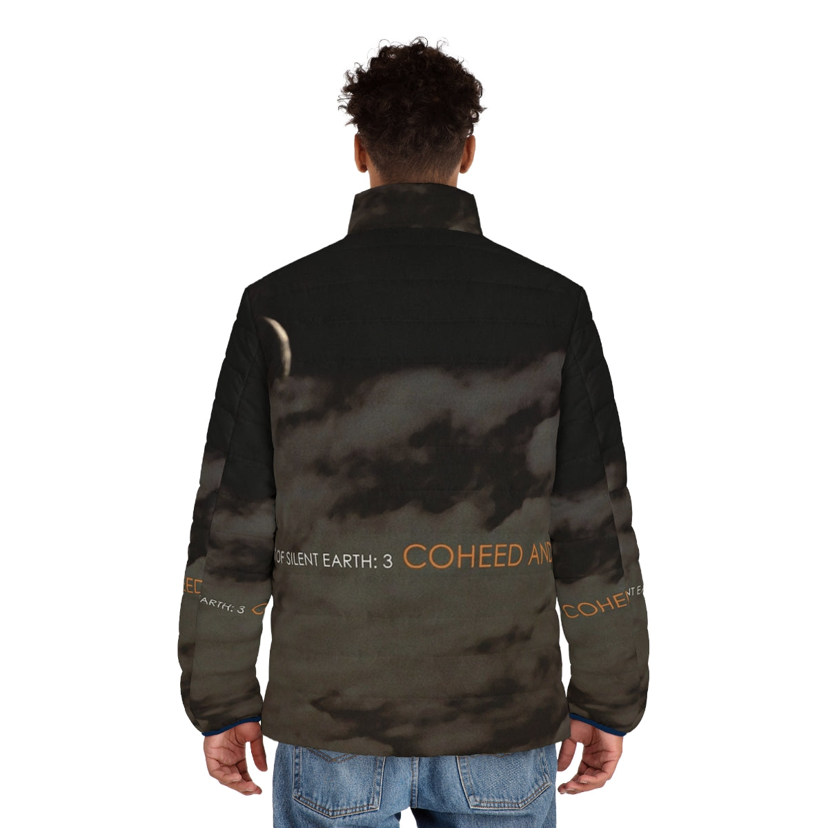 Coheed and Cambria In Keeping Secrets of Silent Earth Puffer Jacket - men back