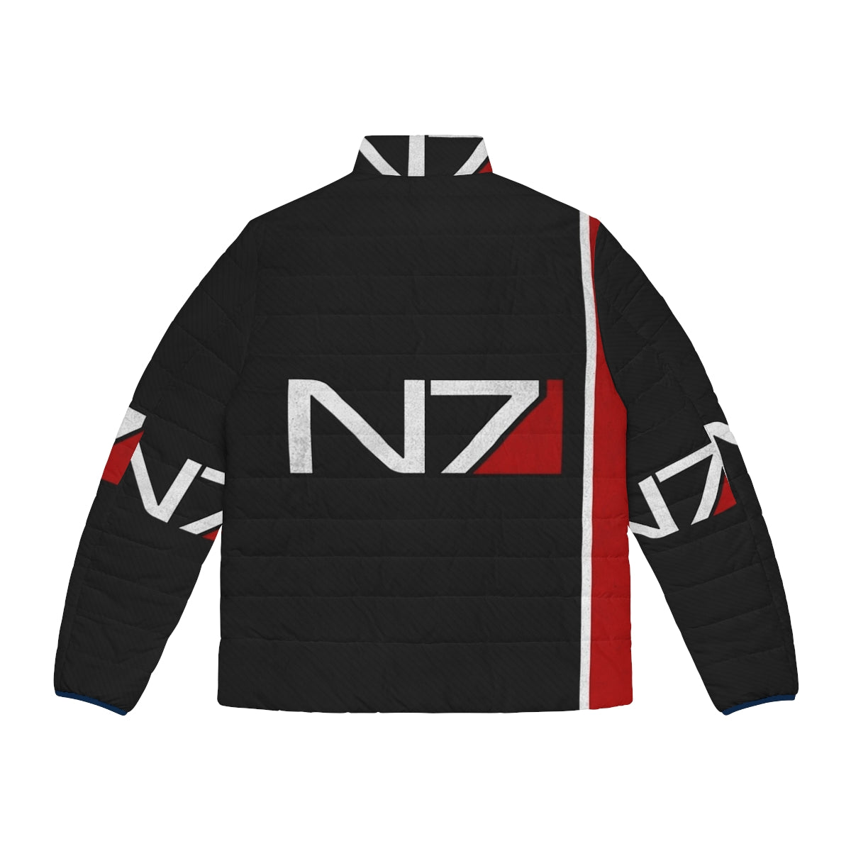 N7 Puffer Jacket featuring the iconic Mass Effect design - Back