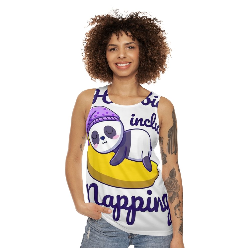 Unisex "Hobbies Include Napping" Tank Top - women