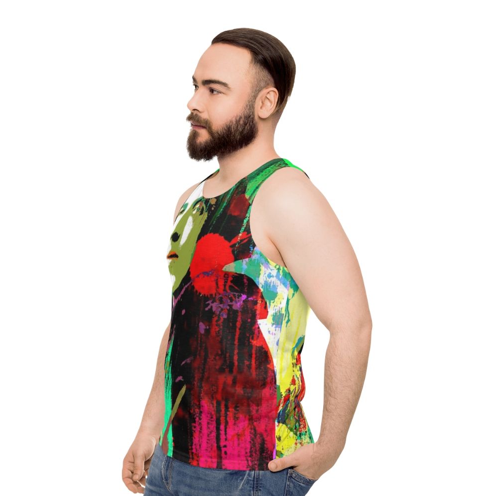 Oscar Wilde Unisex Tank Top - men side