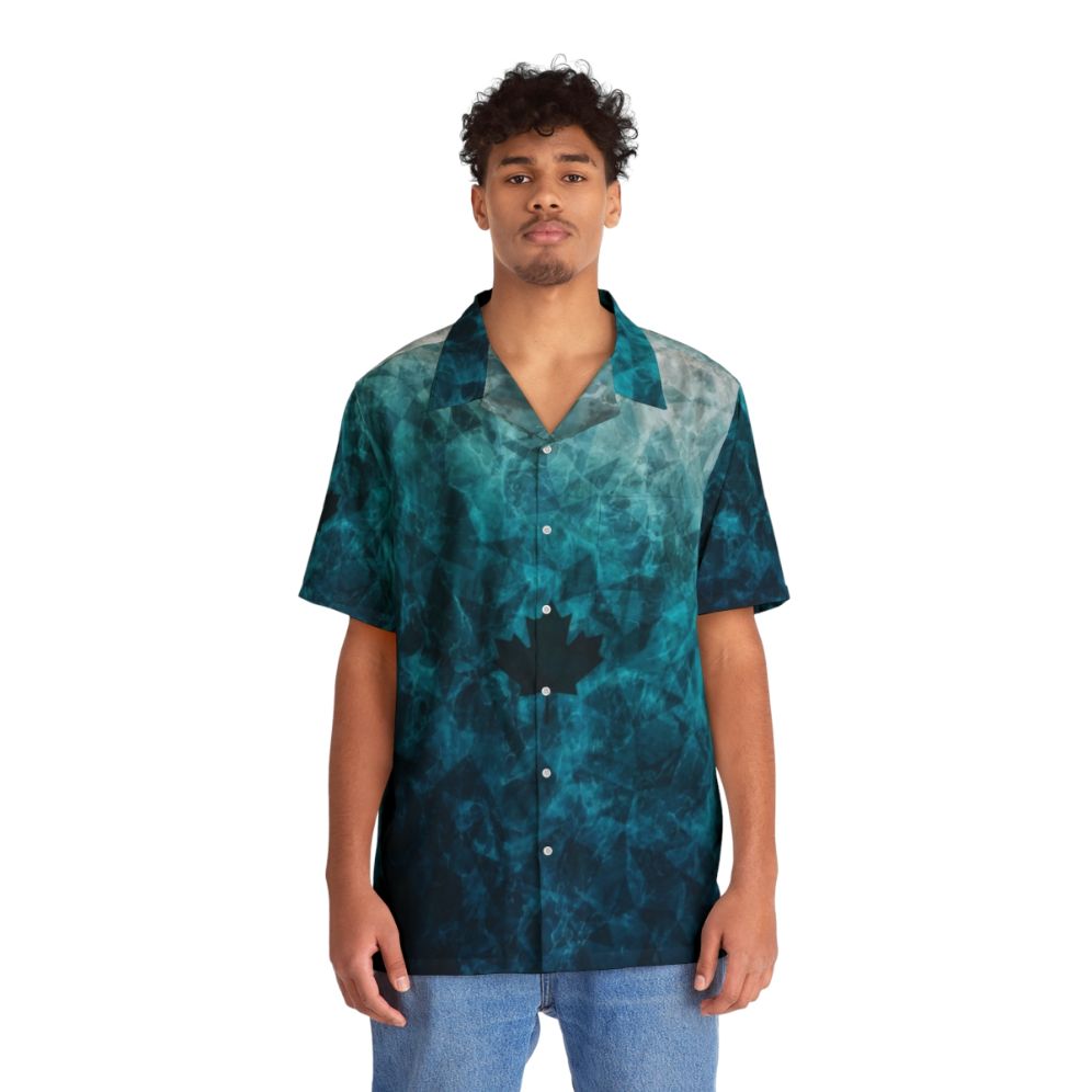 Black Ice JTF2 Frozen Hawaiian Shirt - People Front