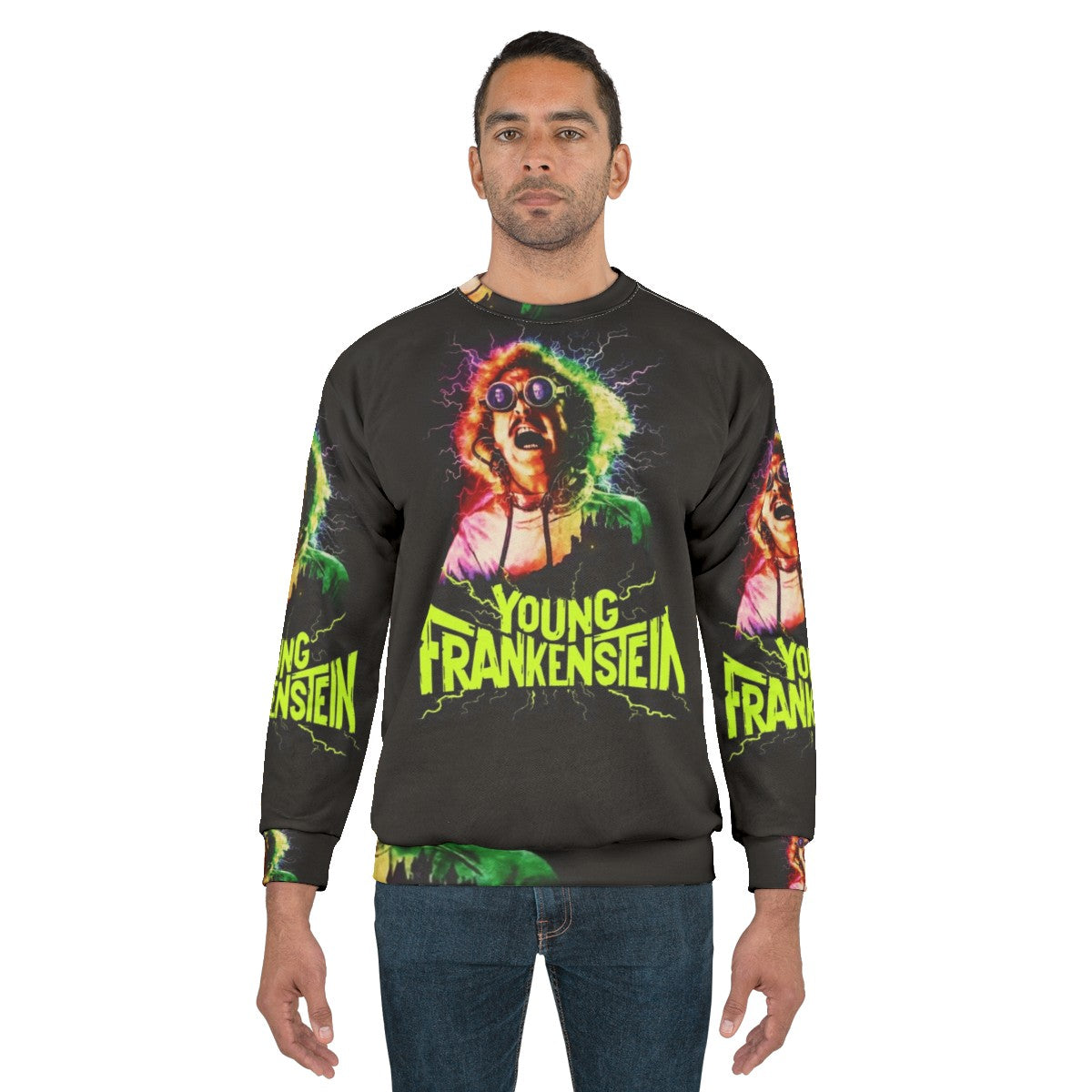 Gene Wilder Young Frankenstein Parody Sweatshirt - men