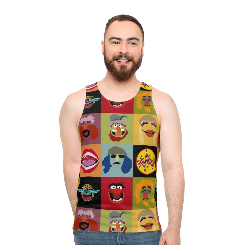 Muppets Electric Mayhem Ft Lips Unisex Tank Top - men