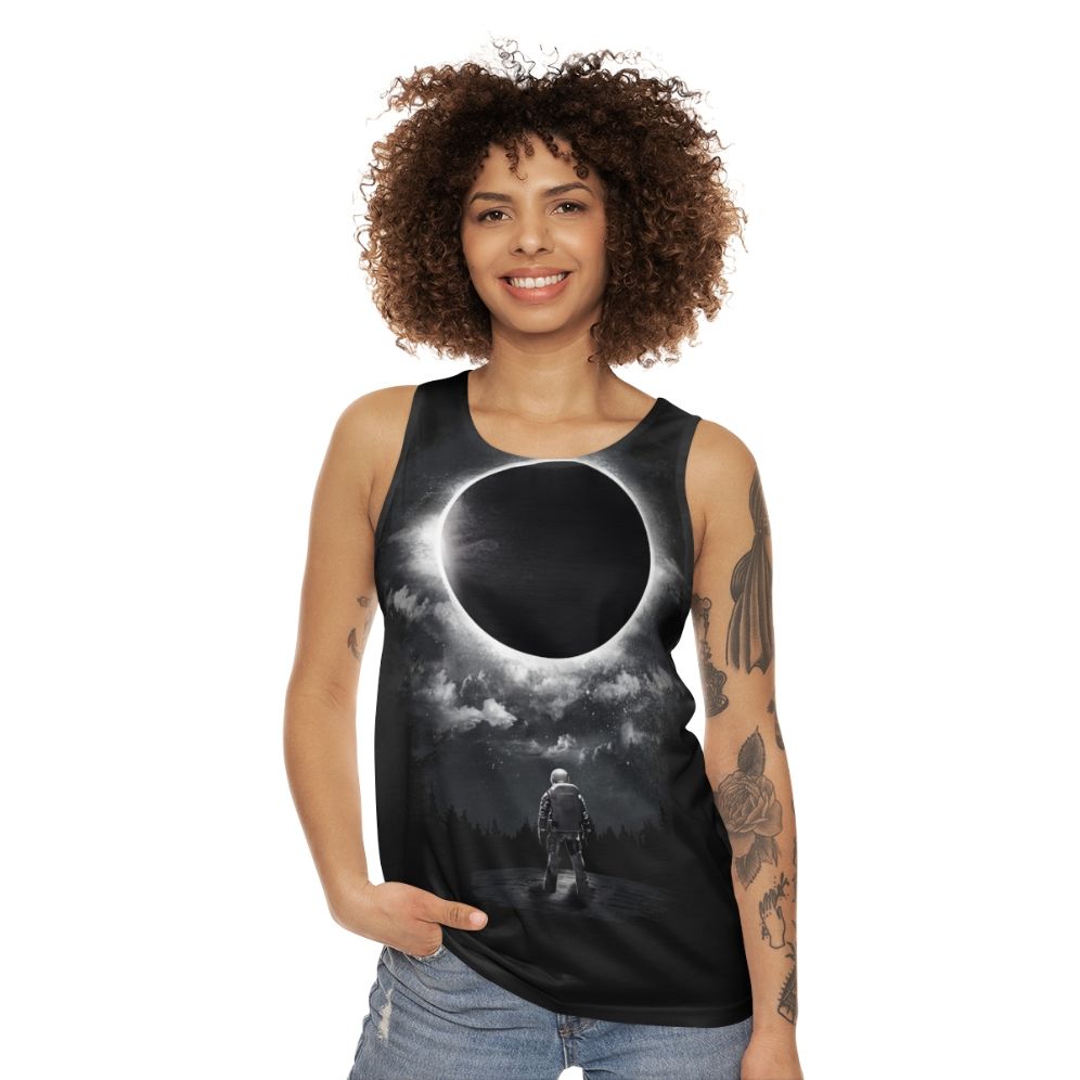 Cosmic Eclipse Unisex Tank Top - women