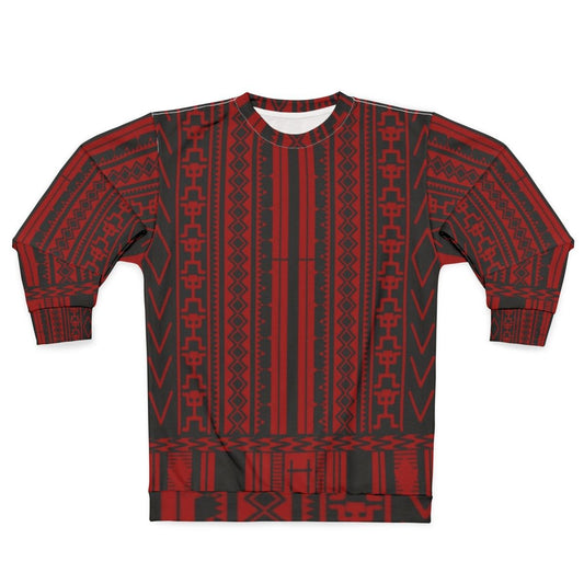 Ifugao Weave Sweatshirt with Tribal Patterns