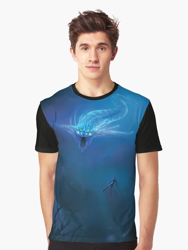 Subnautica Ghost Leviathan Graphic T-Shirt - Men