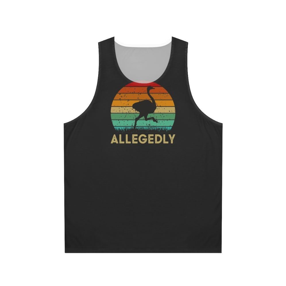 Allegedly Unisex Canadian Flightless Bird Tank Top