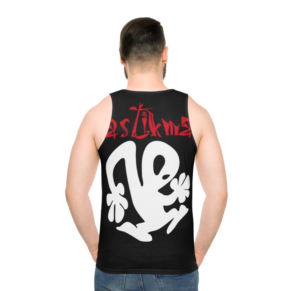 Plastikman Unisex Techno Music Tank Top - men back