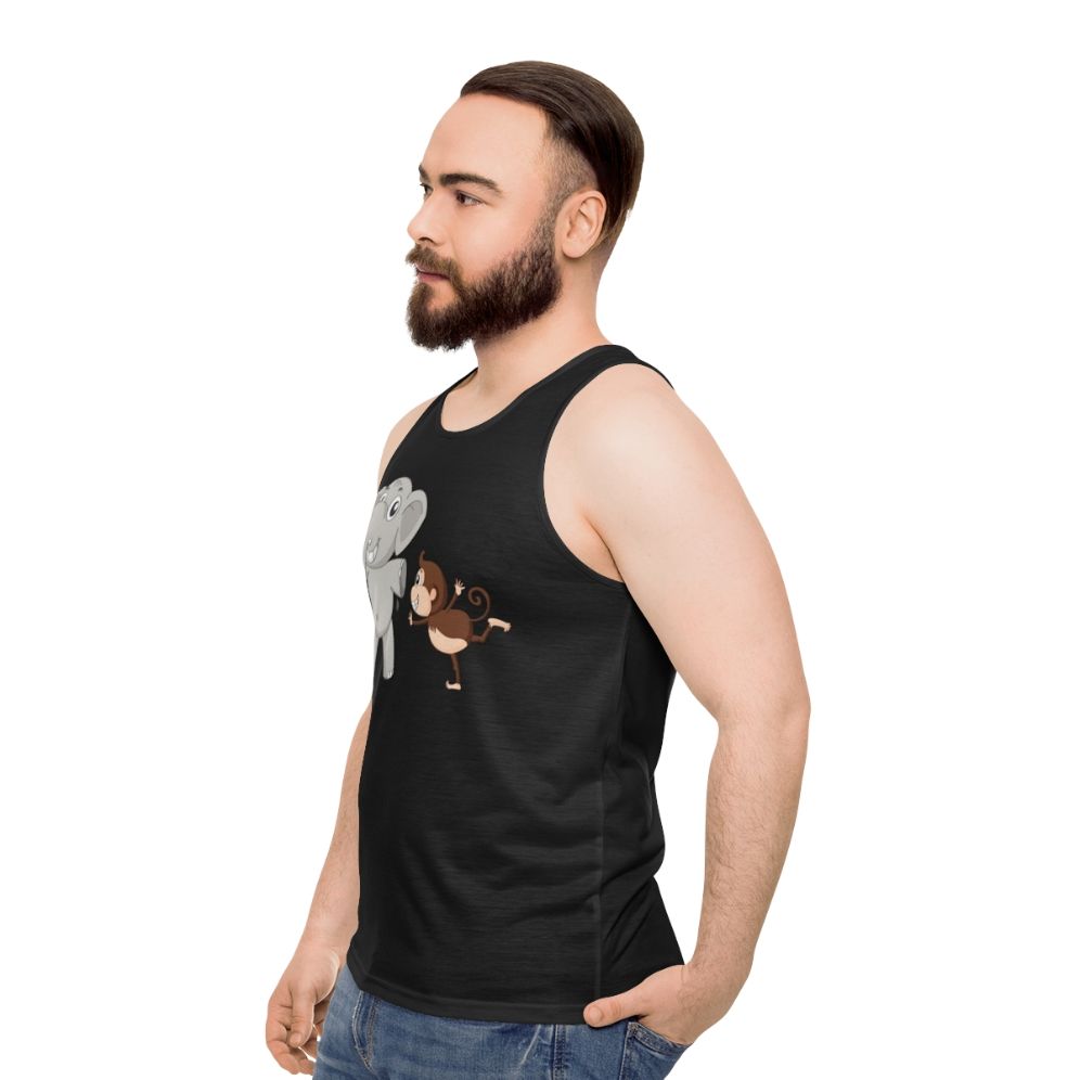 Legendary fantasy animals unisex tank top - men side