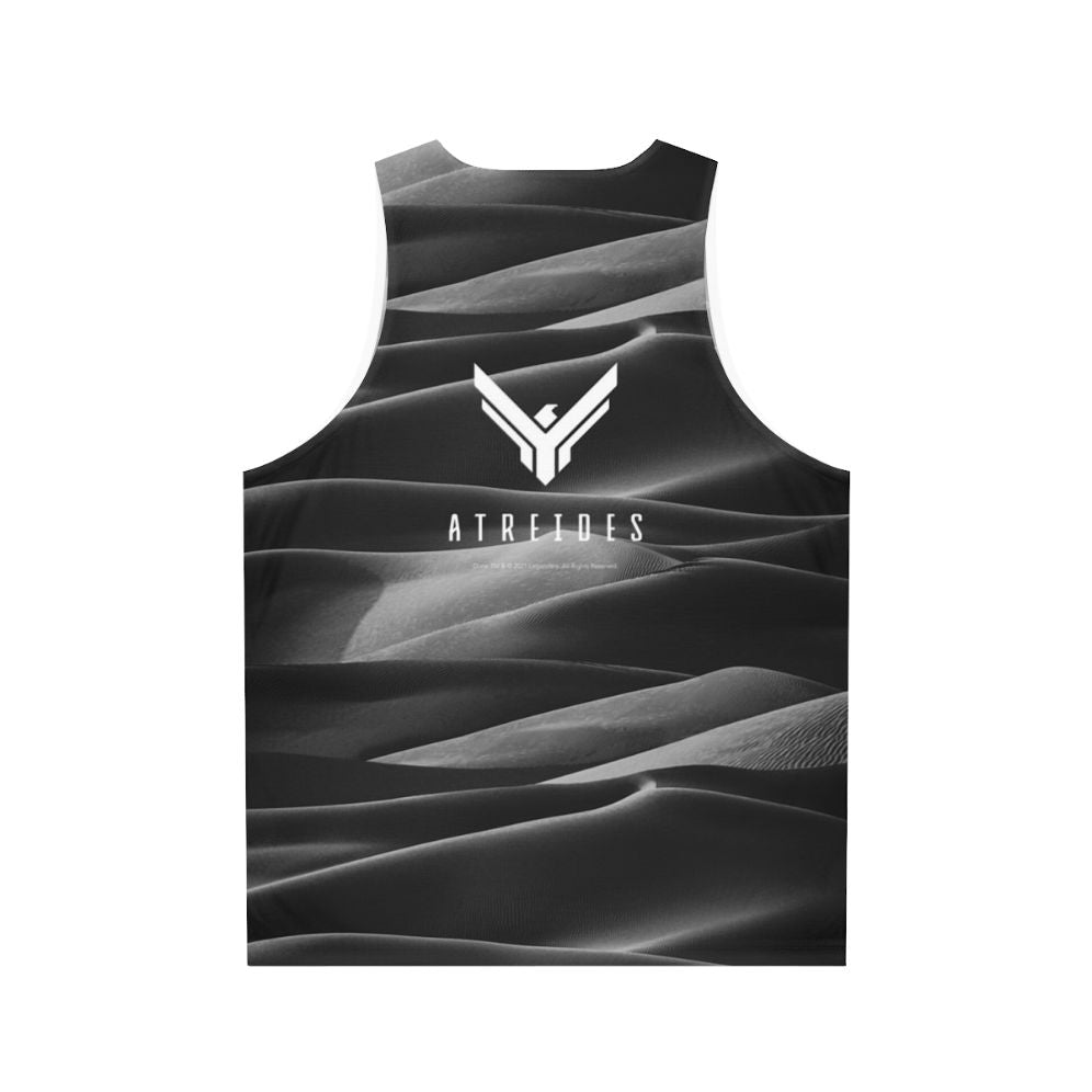 Dune Atreides Faction Unisex Tank Top - Back