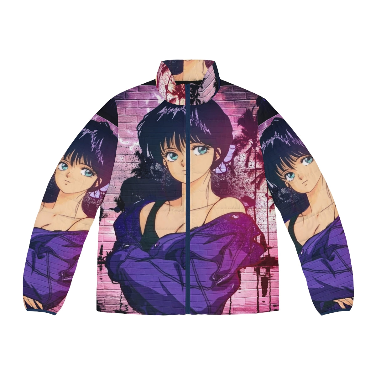 Kimagure Orange Road Madoka anime-inspired puffer jacket