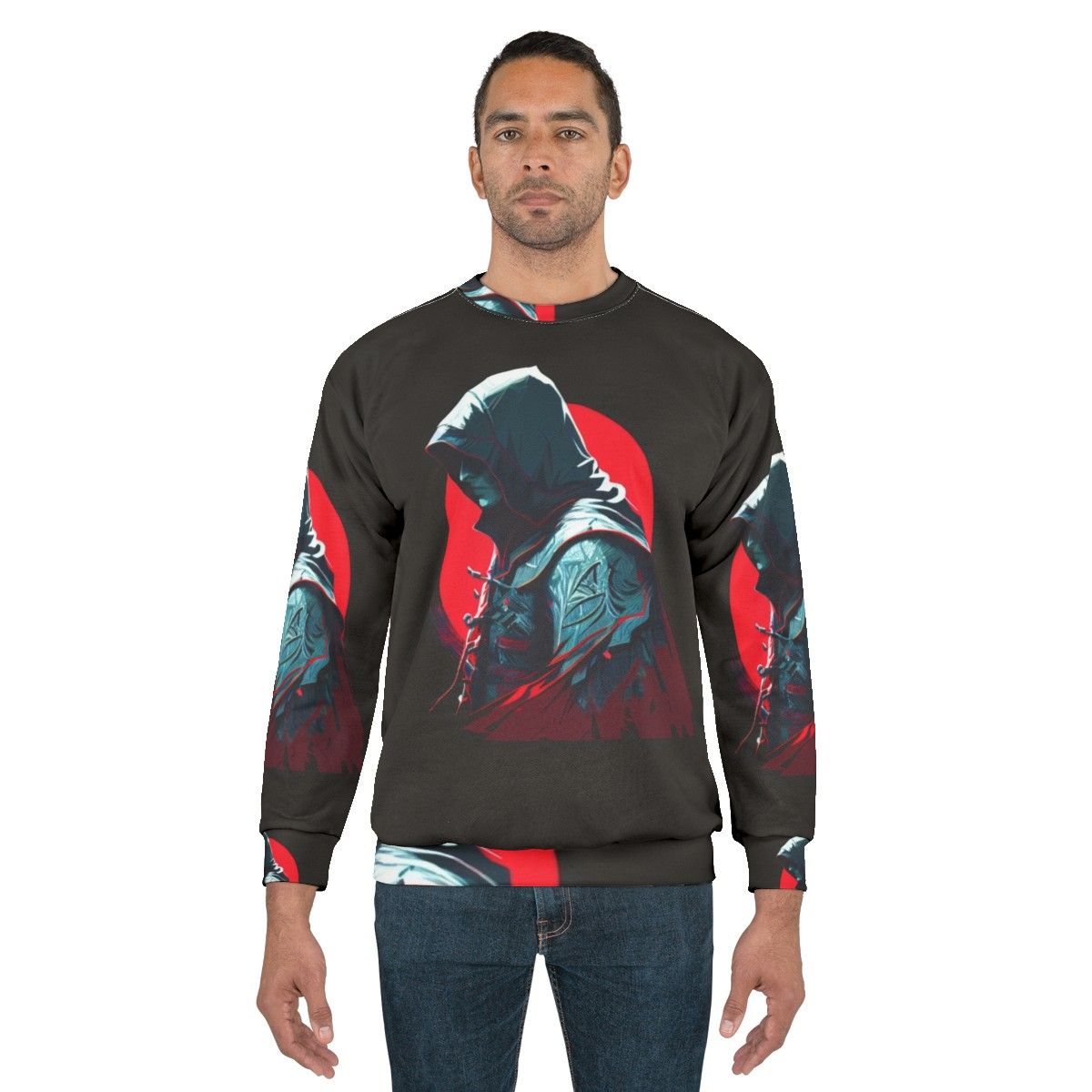 Assassins Creed Sweatshirt with Iconic Game Logo - men