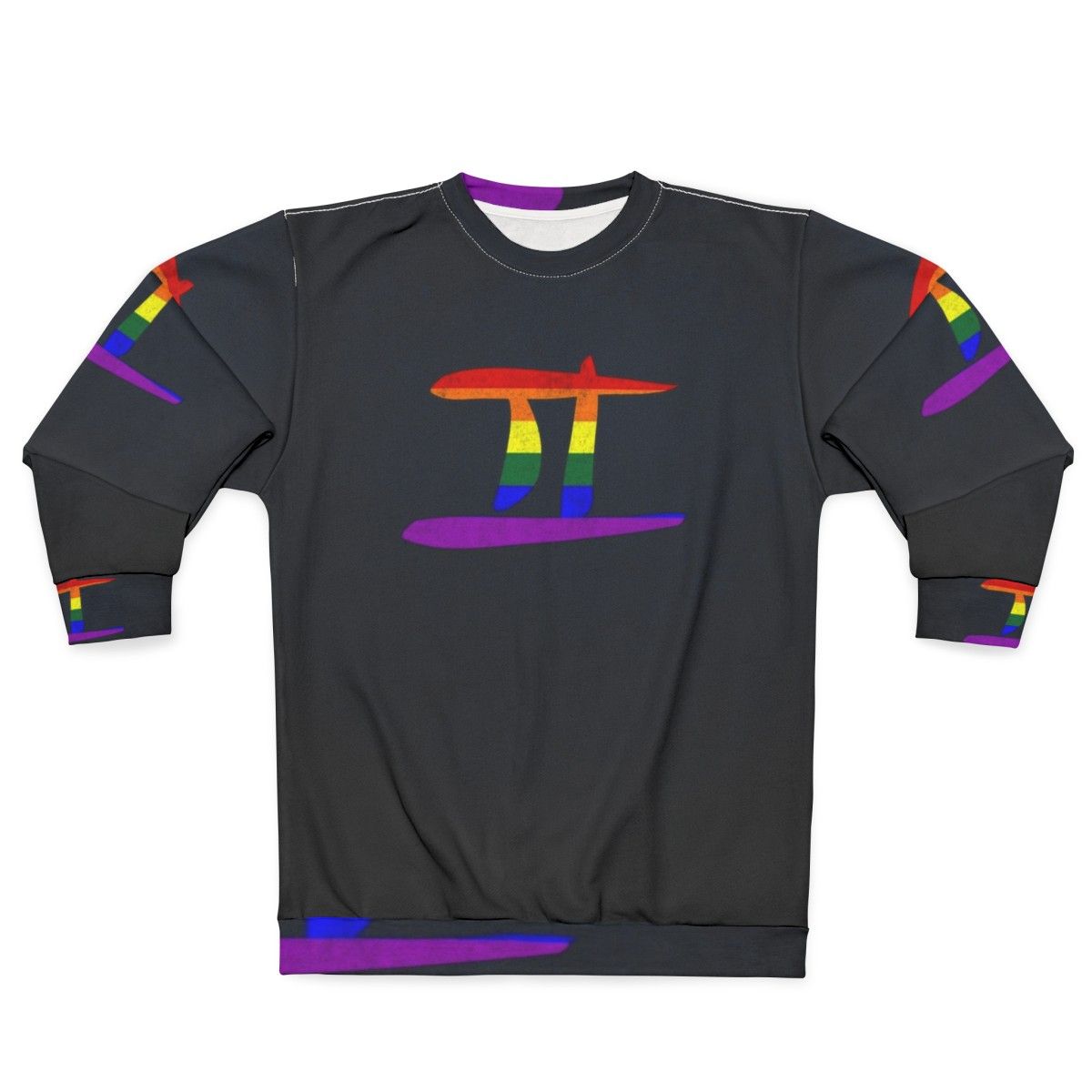 Gemini zodiac sign LGBT pride flag sweatshirt