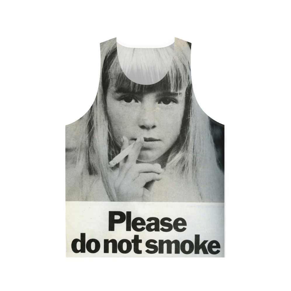 Vintage-style no smoking tank top