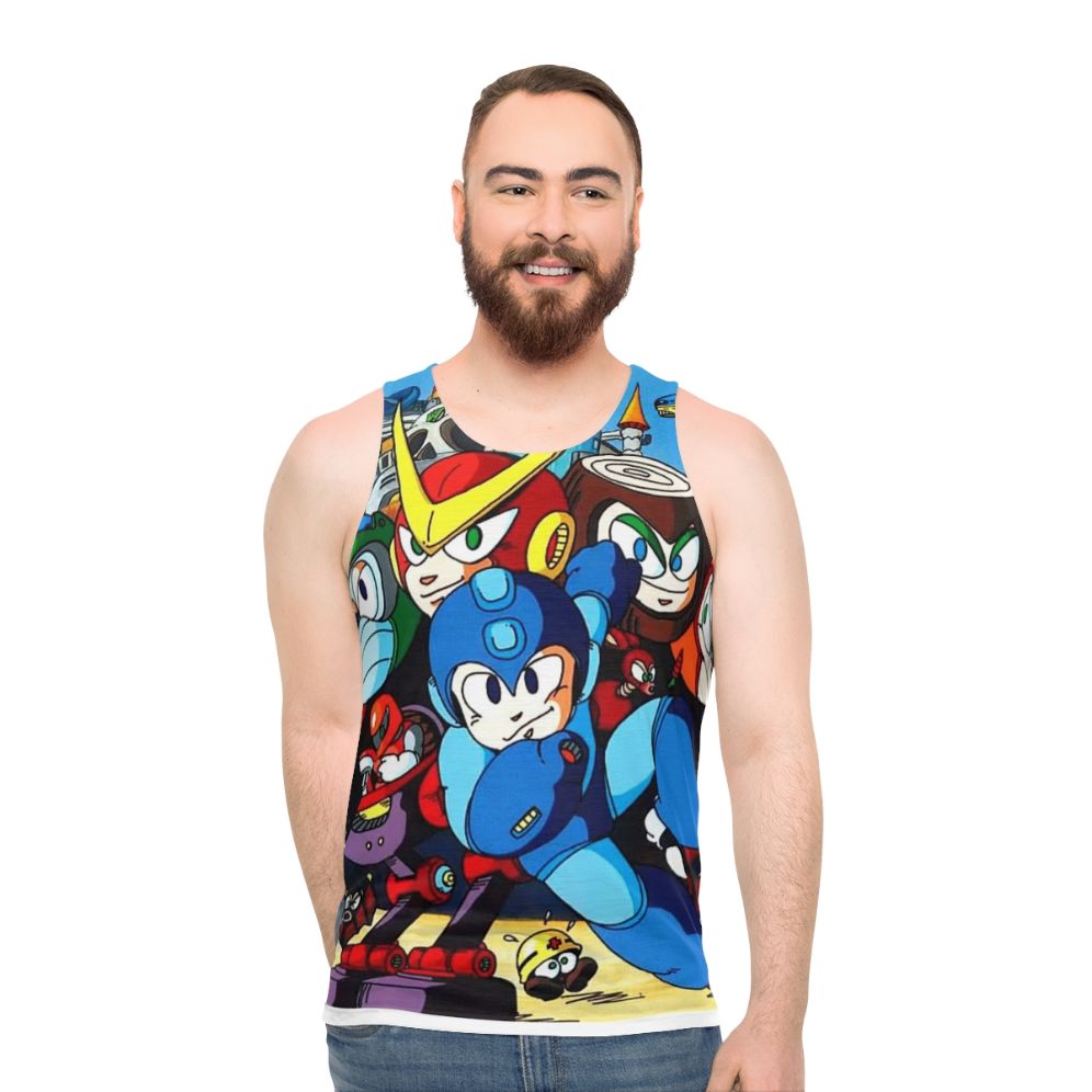 Mega Man 2 inspired unisex tank top - men