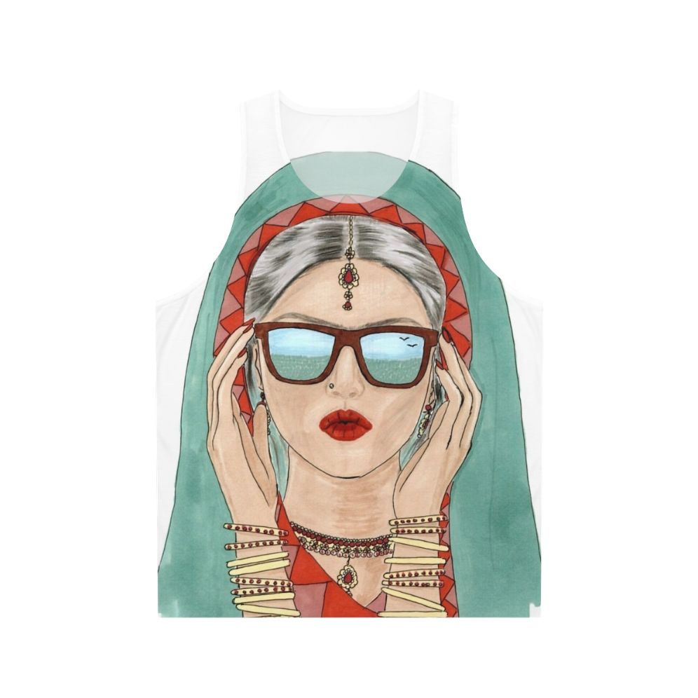 Desi Girl Unisex Tank Top