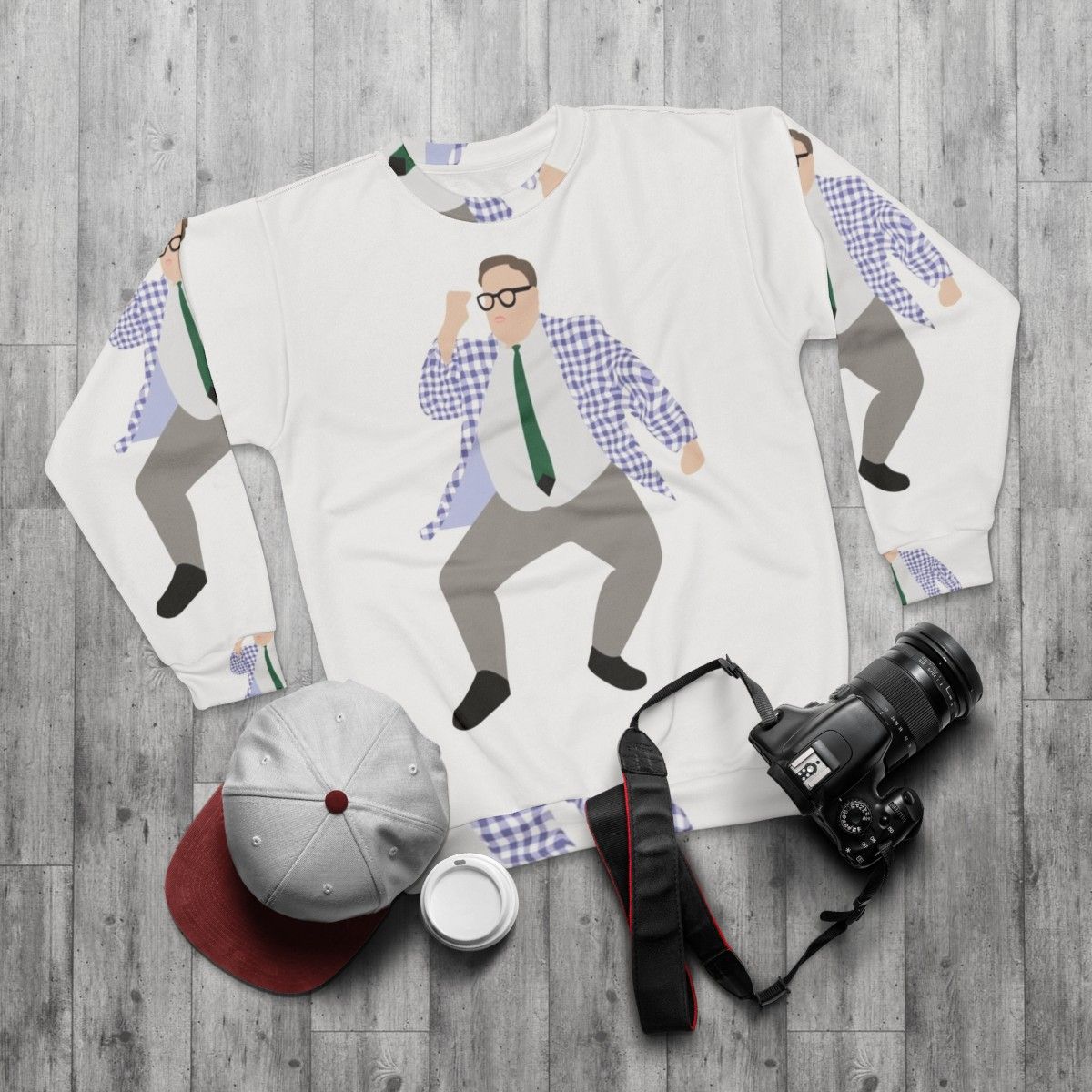 Matt Foley Inspirational Speaker Sweatshirt - flat lay