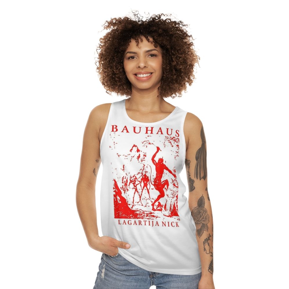 Bauhaus rock band legend unisex tank top - women