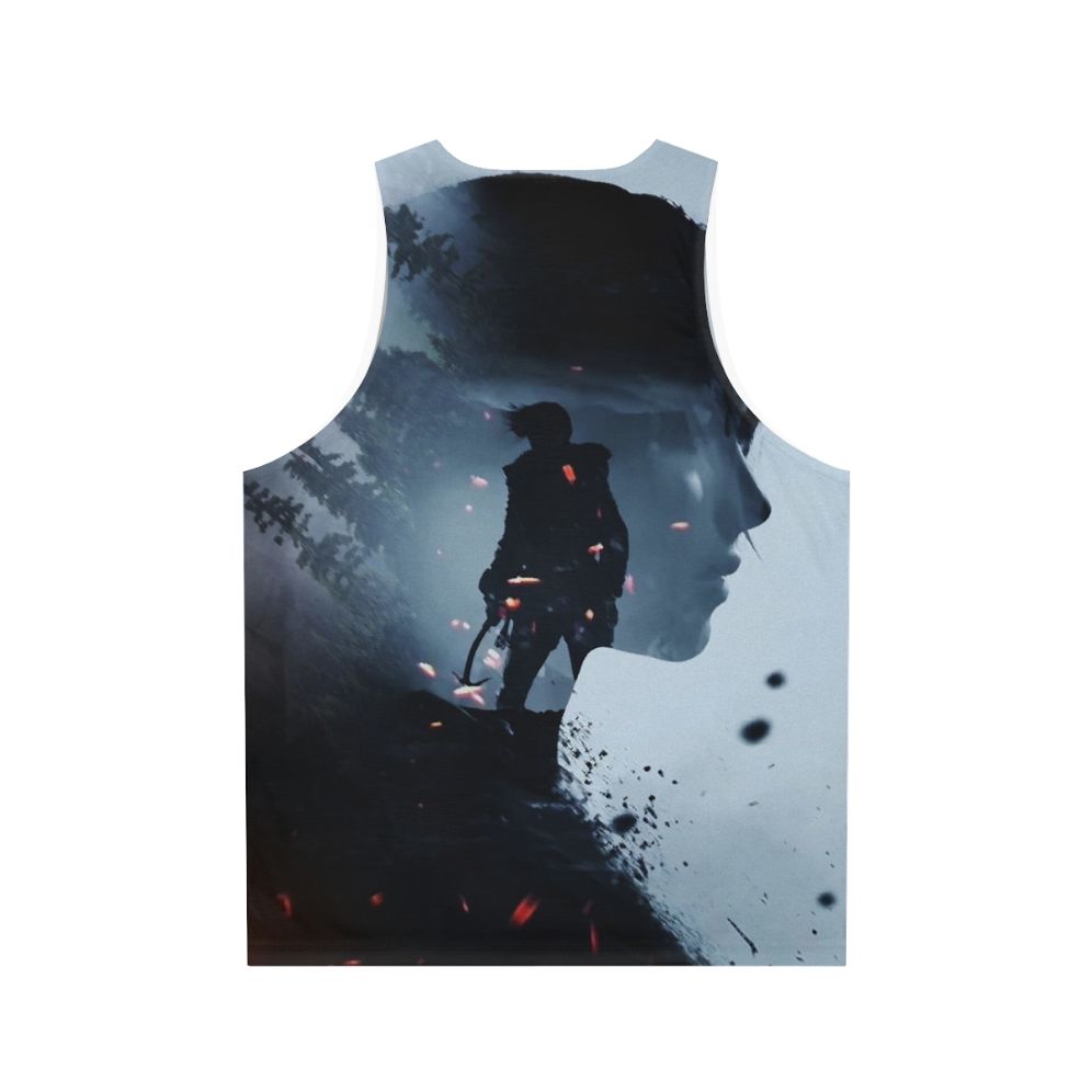 Lara Croft "Rise of the Tomb Raider" Unisex Tank Top - Back