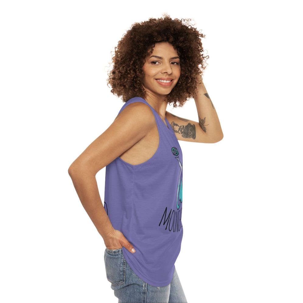 Cancer astrology mermaid unisex tank top - women side