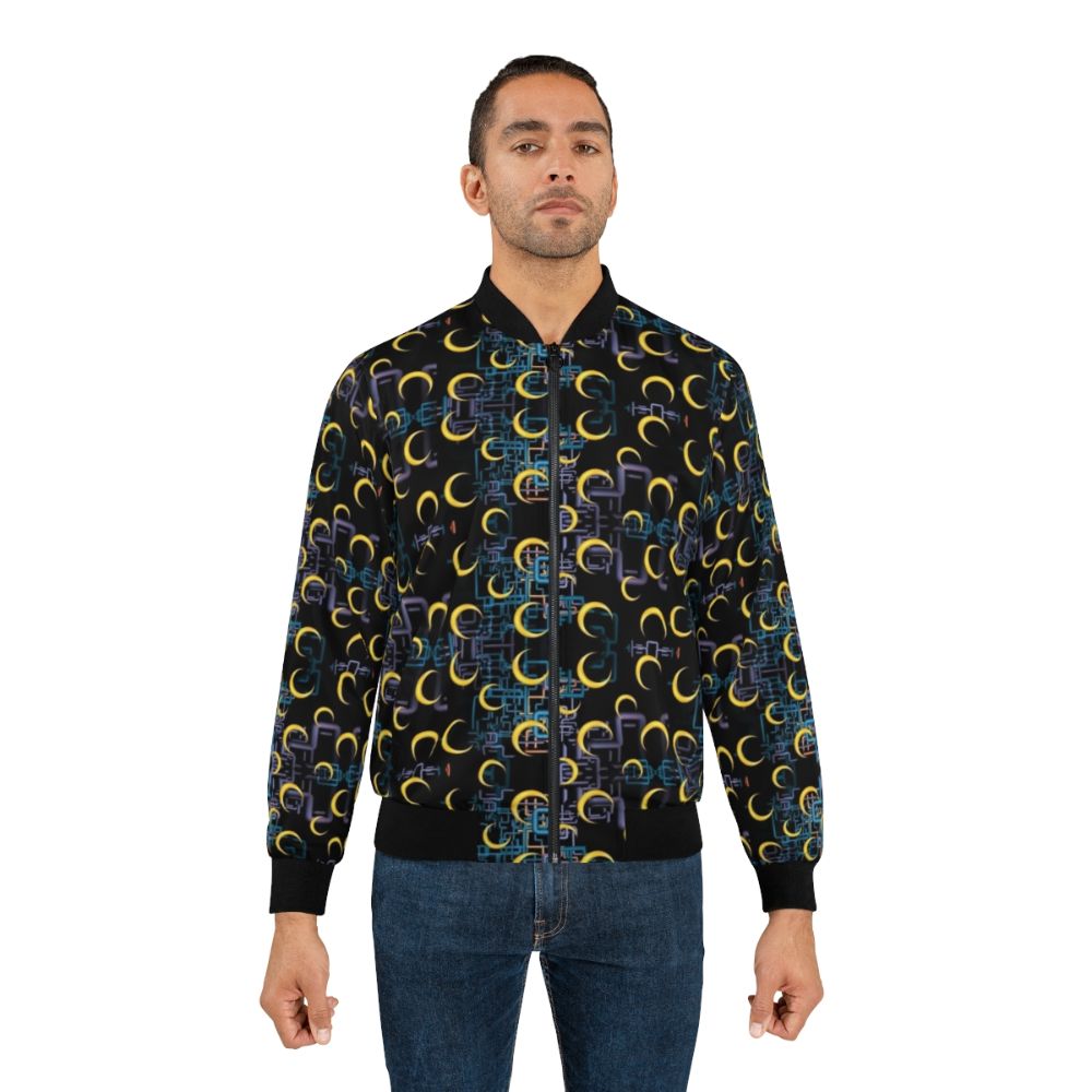 Dan Flashes Pattern Cool Tim Robinson #1 Bomber Jacket - Lifestyle