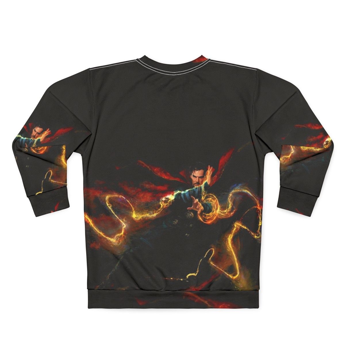 Benedict Cumberbatch as Doctor Strange in Marvel Superhero Sweatshirt - Back