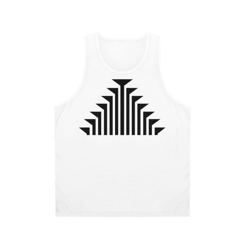 Klamath tribes inspired unisex black tank top