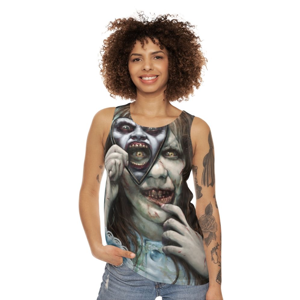 Regan's Exorcist Unisex Horror Movie Tank Top - women