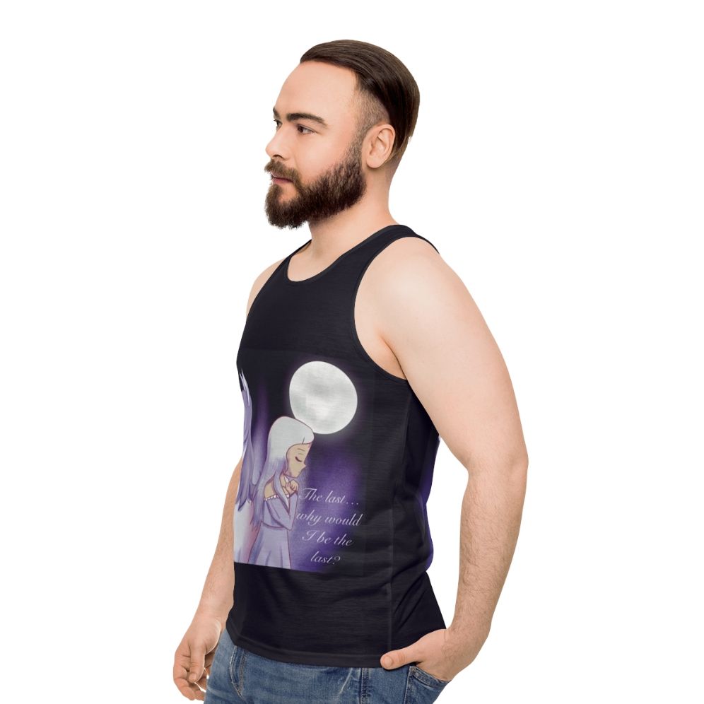 The Last Unicorn Unisex Tank Top - men side