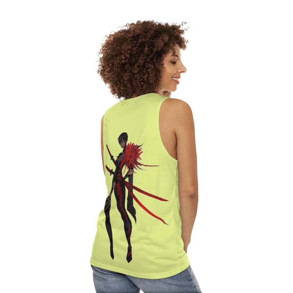 Castlevania Unisex Tank Top - women back