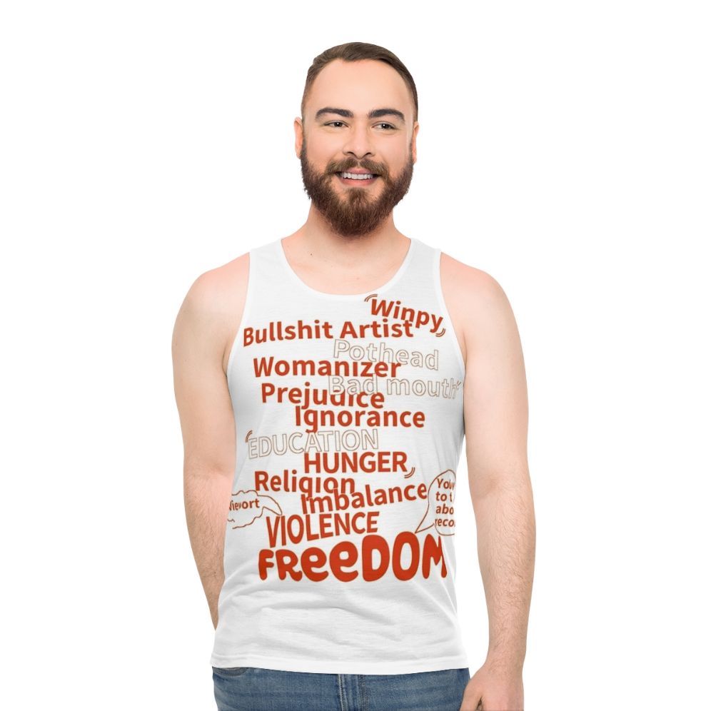 Unisex cotton tank top for casual and athletic wear - men