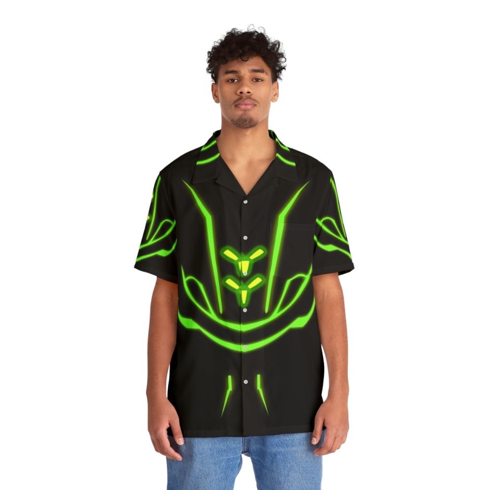 Accelerracers Gelorum Logo Hawaiian Shirt with Hot Wheels tropical design - Lifestyle