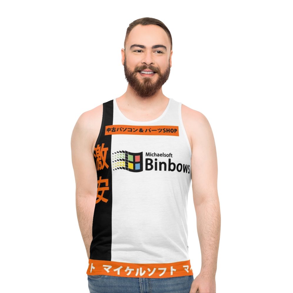 Michaelsoft Binbows Drip Unisex Tank Top - men