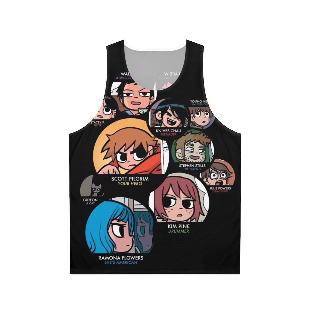 Scott Pilgrim Characters Unisex Tank Top