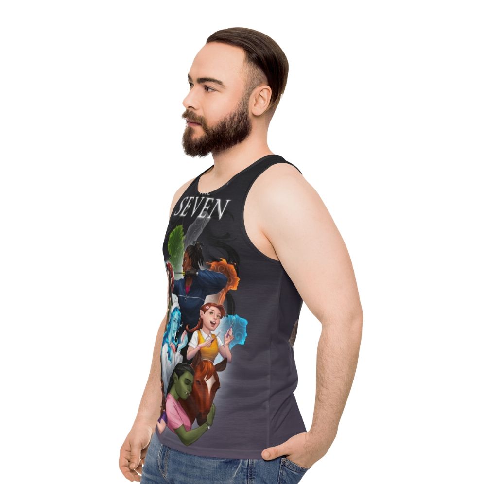 Dimension20 The Seven Maidens Unisex Fantasy Art Tank Top - men side