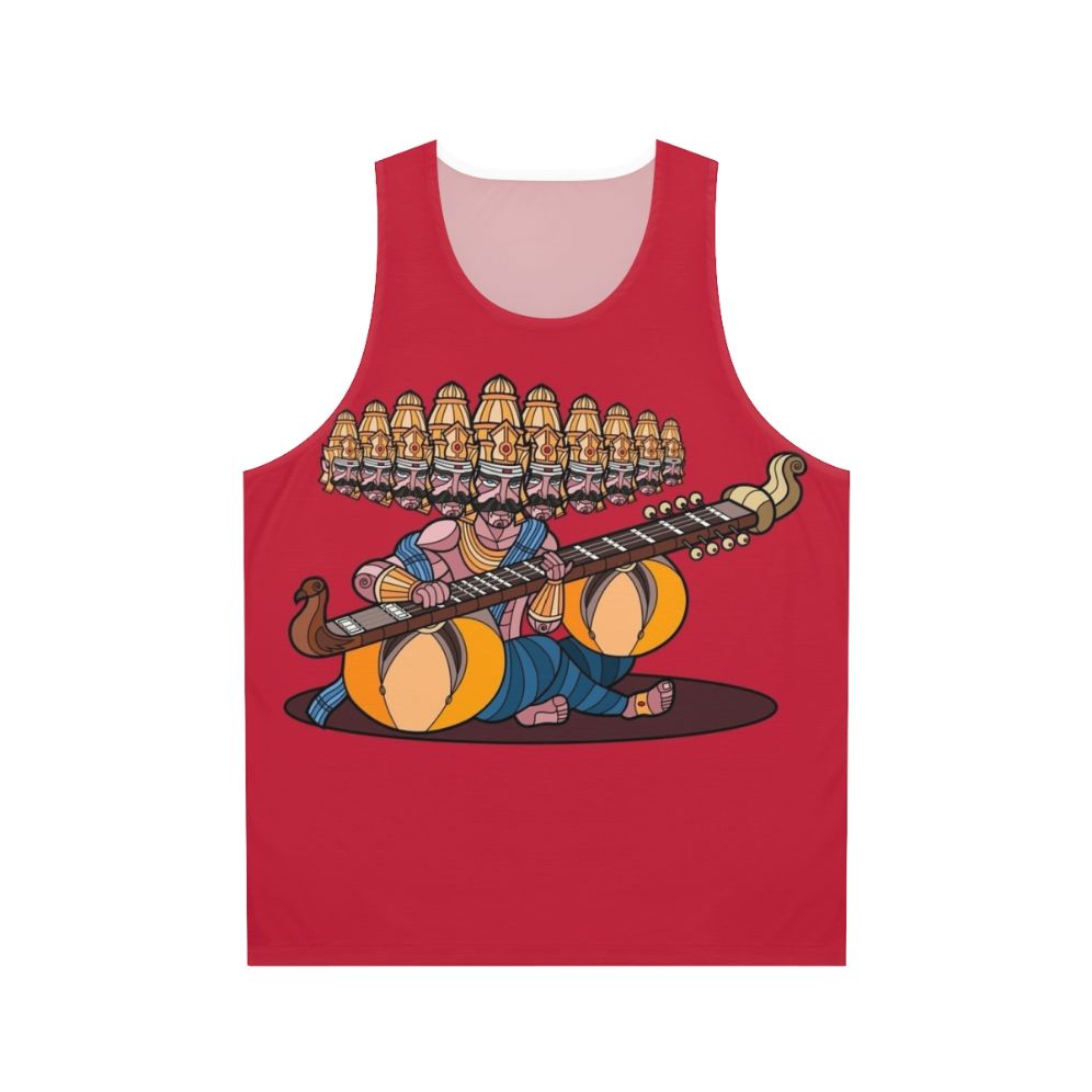 Ravana's Veena Mythological Music Unisex Tank Top